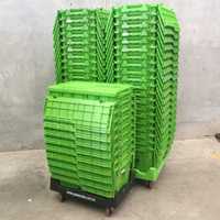 hinged lid plastic crates