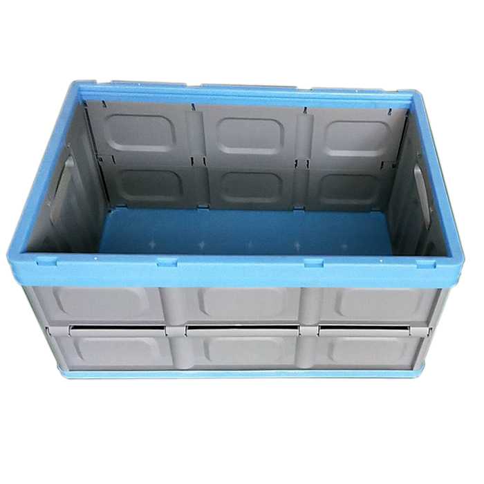 foldable bin with lid