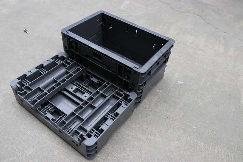 collapsible plastic box