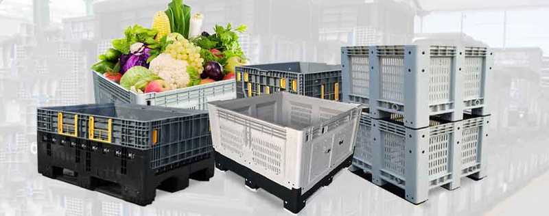 Jumbo Plastic Bulk Containers // Extra Large Bulk Bins and Carts