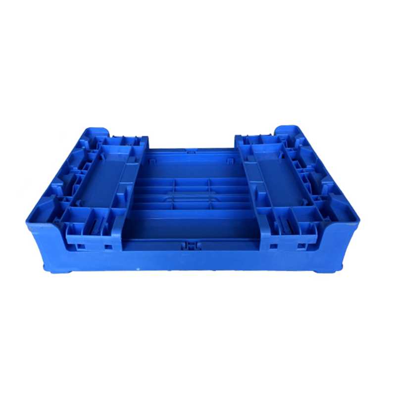 folding plastic pallet container