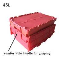 attached lid distribution containers